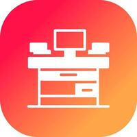 Desk Creative Icon Design vector