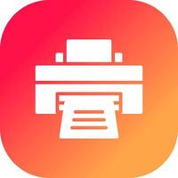 Printer Creative Icon Design vector