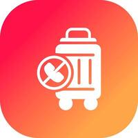 Contactless Travel Creative Icon Design vector