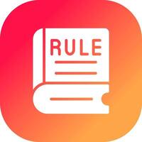 Rule Creative Icon Design vector