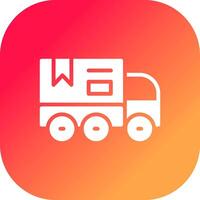 Delivery Truck Creative Icon Design vector