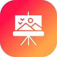 Canvas Creative Icon Design vector