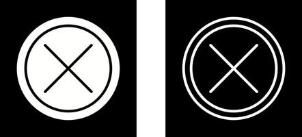 Do Not Cross Vector Icon