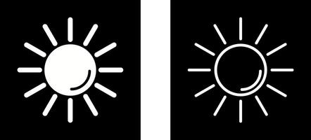 UV Radiation Vector Icon