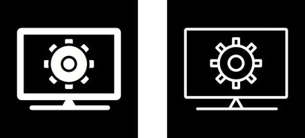 Computer Settings Vector Icon