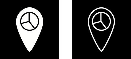 Location Statistics Vector Icon