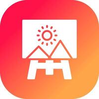 Canvas Creative Icon Design vector