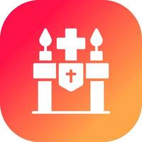 Altar Creative Icon Design vector