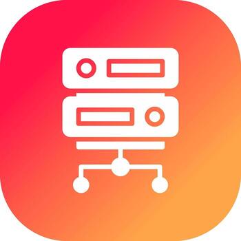 Server Creative Icon Design vector