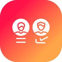Human Resources Creative Icon Design vector