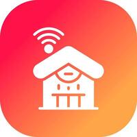 Infrared Sensor Creative Icon Design vector