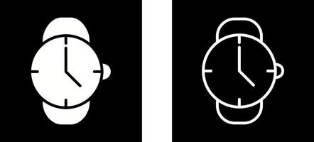 icono de vector de reloj de pulsera