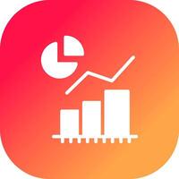 Statistical Analysis Creative Icon Design vector