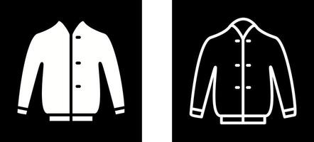 icono de vector de chaqueta elegante