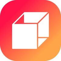 3d Cube Creative Icon Design vector