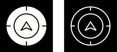 Directional Compass Vector Icon