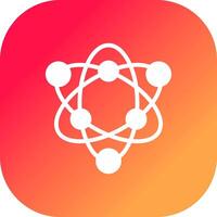 Atom Creative Icon Design vector