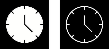 icono de vector de reloj