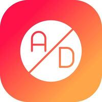 Ad Blocker Creative Icon Design vector