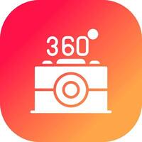 360 Camera Creative Icon Design vector