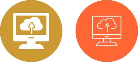 Cloud Backup Vector Icon