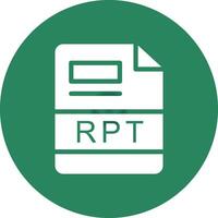 RPT Creative Icon Design vector
