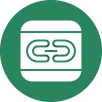 Link Creative Icon Design vector