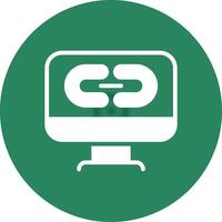 Link Creative Icon Design vector