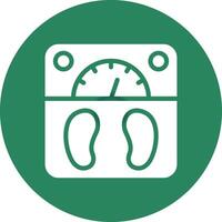 Glyph Circle Gradient Design vector