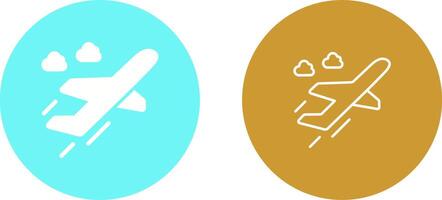 Flight Takeoff Vector Icon