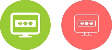 System Password Vector Icon