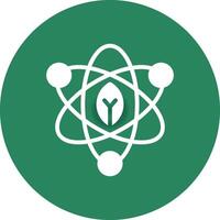 Atom Creative Icon Design vector