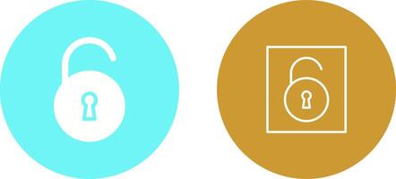 Open Lock Vector Icon
