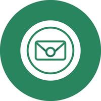Circle Envelope Creative Icon Design vector