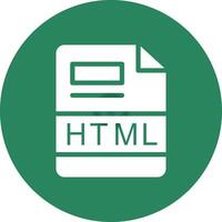 HTML Creative Icon Design vector