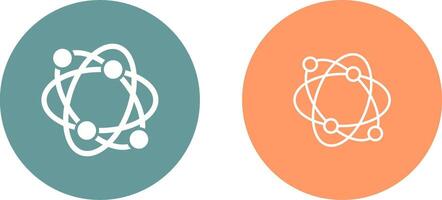 Atomic Structure Vector Icon