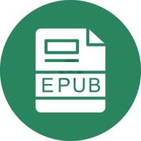 EPUB Creative Icon Design vector