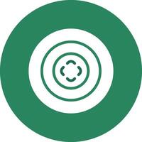 Bullseye Creative Icon Design vector