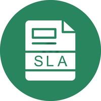 SLA Creative Icon Design vector