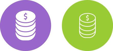 Stack Of Coins Vector Icon