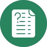 Question Creative Icon Design vector