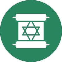 Scroll torah Creative Icon Design vector