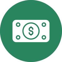 Money Bill Wave Creative Icon Design vector