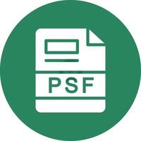 PSF Creative Icon Design vector