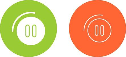 Pause Button Vector Icon