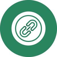 Glyph Circle Gradient Design vector