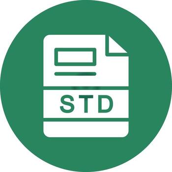STD Creative Icon Design vector