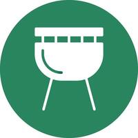 diseño de icono creativo de barbacoa vector