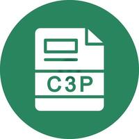 c3p creativo icono diseño vector