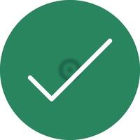 Tick Creative Icon Design vector